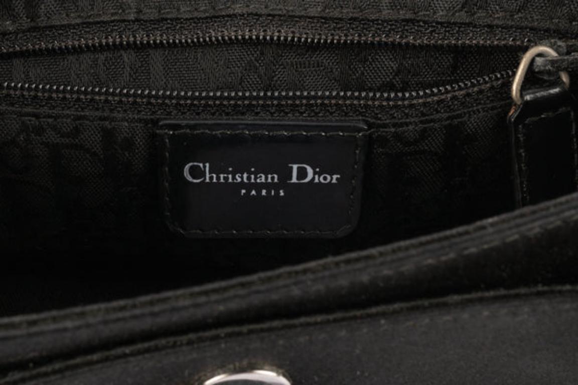 Christian Dior „Hardcore“ Schwarze Seidentasche, 2003 im Angebot 6