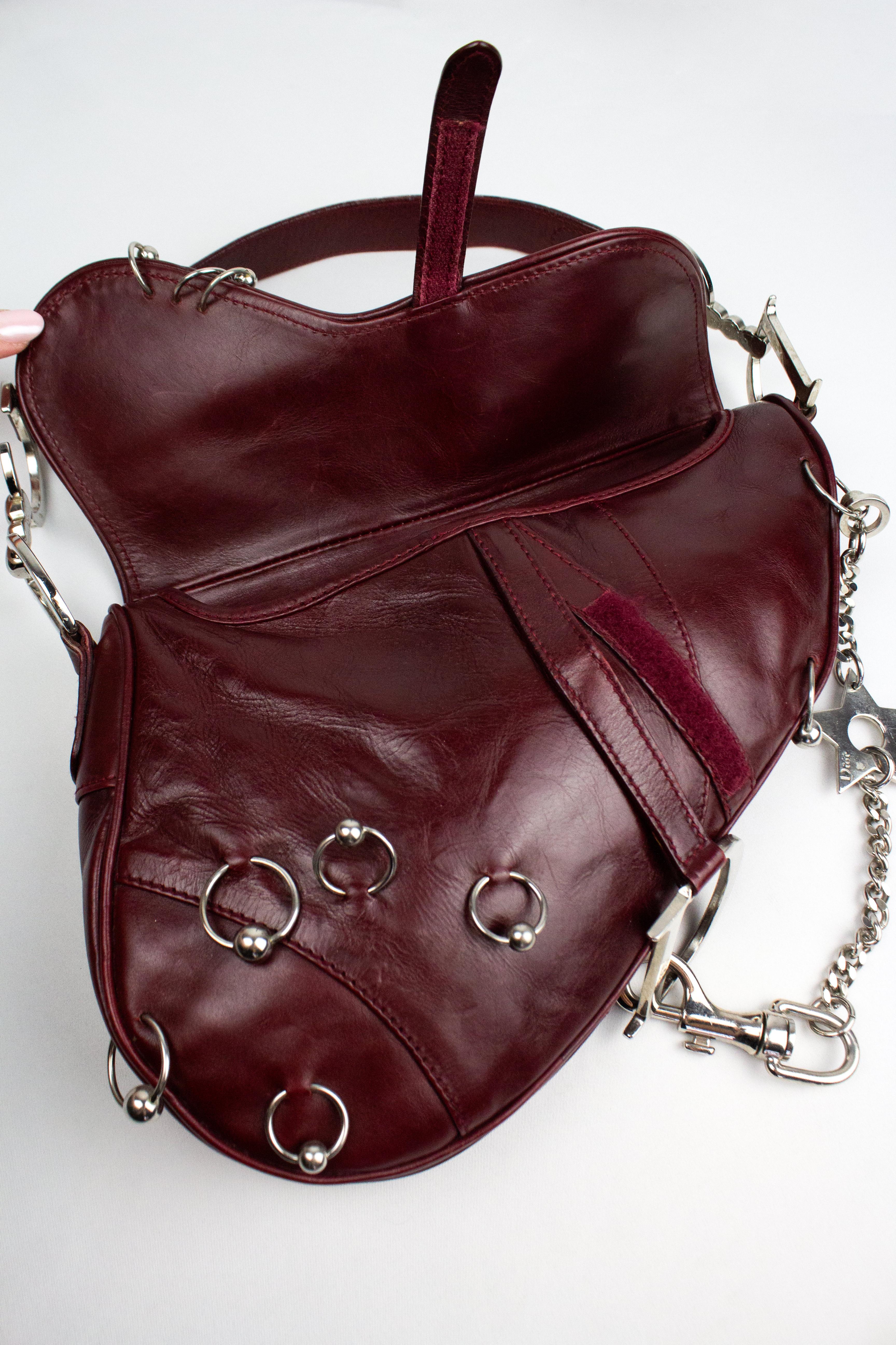 Christian Dior Hardcore Piercings Saddle Bag 8