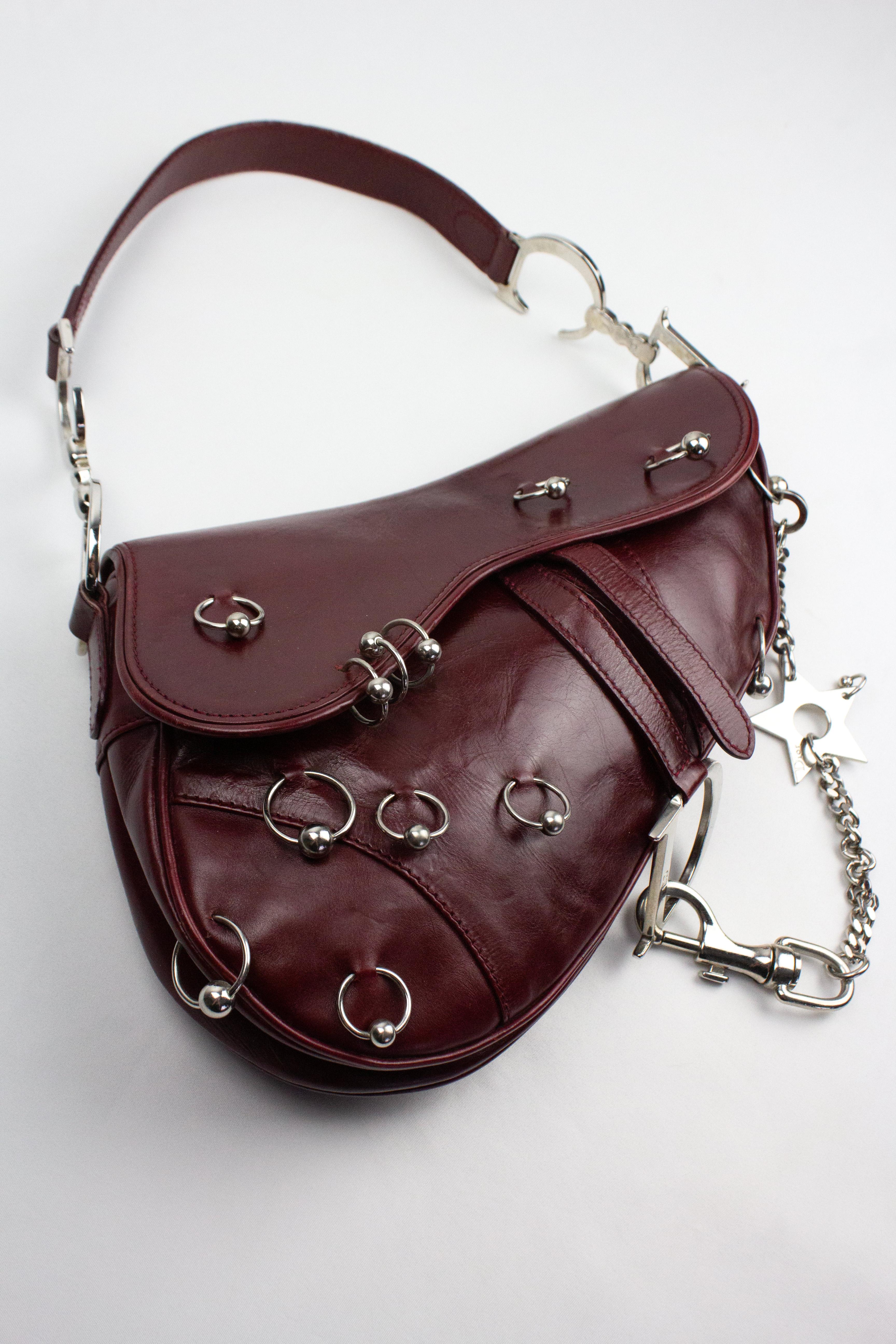 Christian Dior Hardcore Piercings Saddle Bag In Good Condition In Norwich, GB