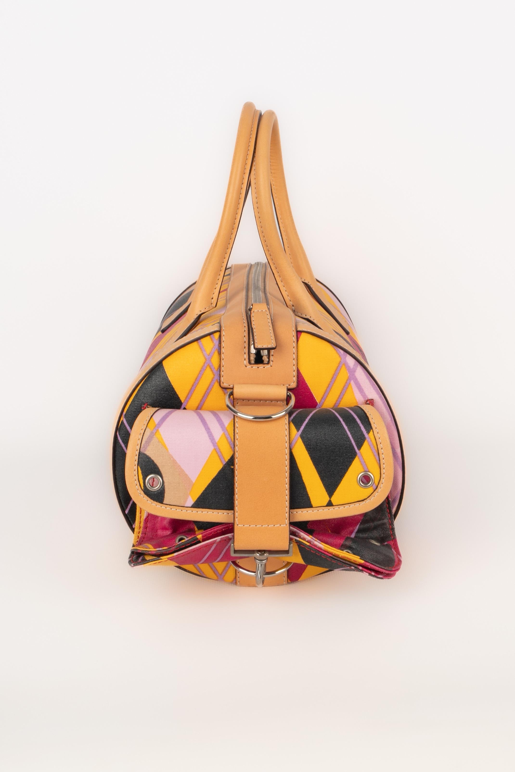 Women's Christian dior Harlequin 'Boston Bowling' bag 2004 Golf Collection For Sale