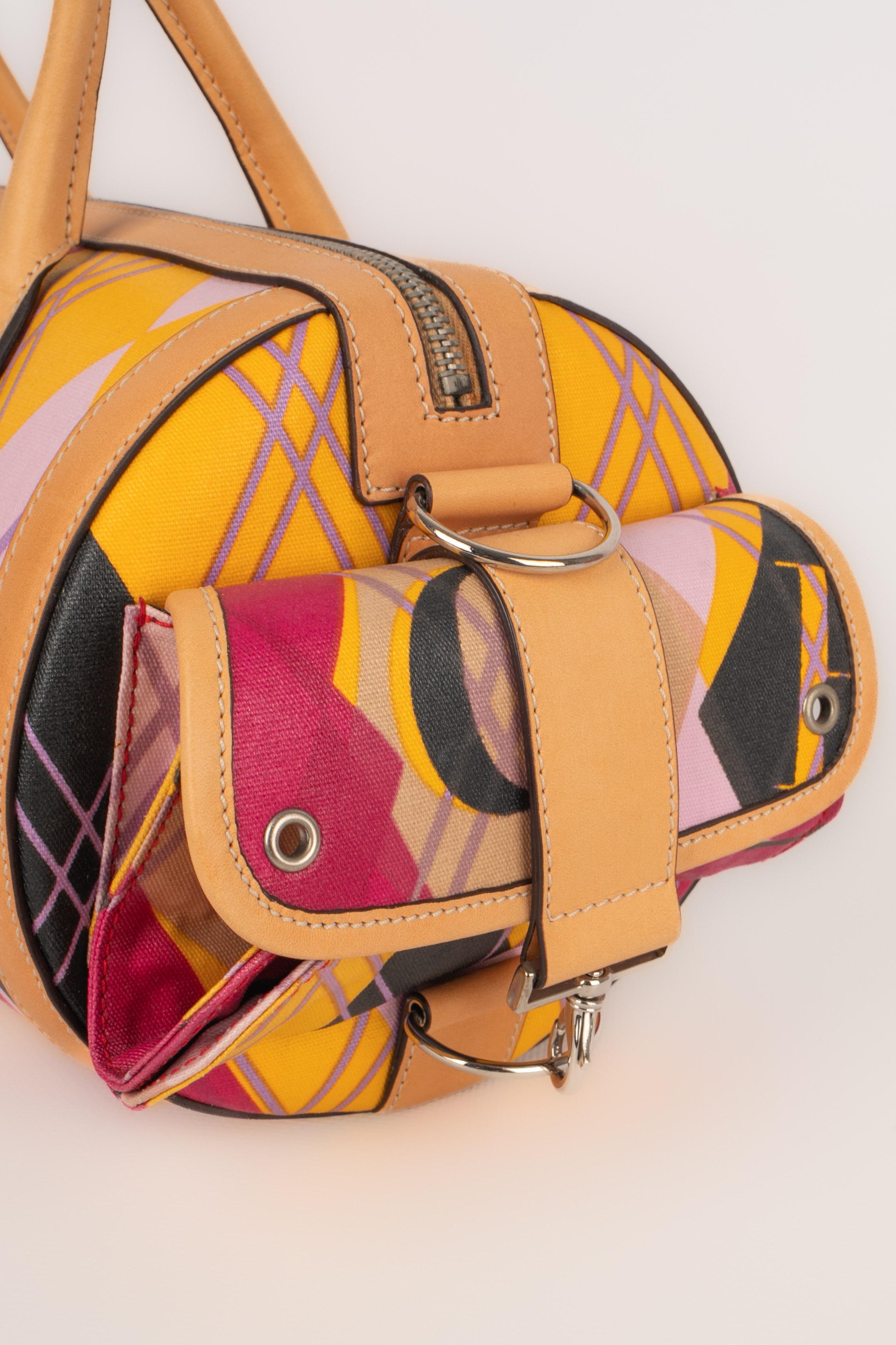 Christian dior Harlequin 'Boston Bowling' bag 2004 Golf Collection For Sale 1