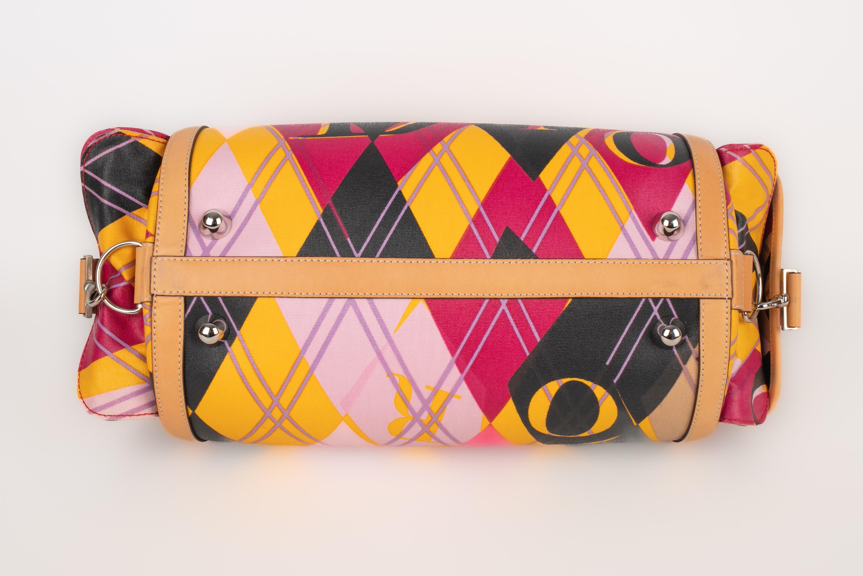 Christian dior Harlequin 'Boston Bowling' bag 2004 Golf Collection For Sale 2