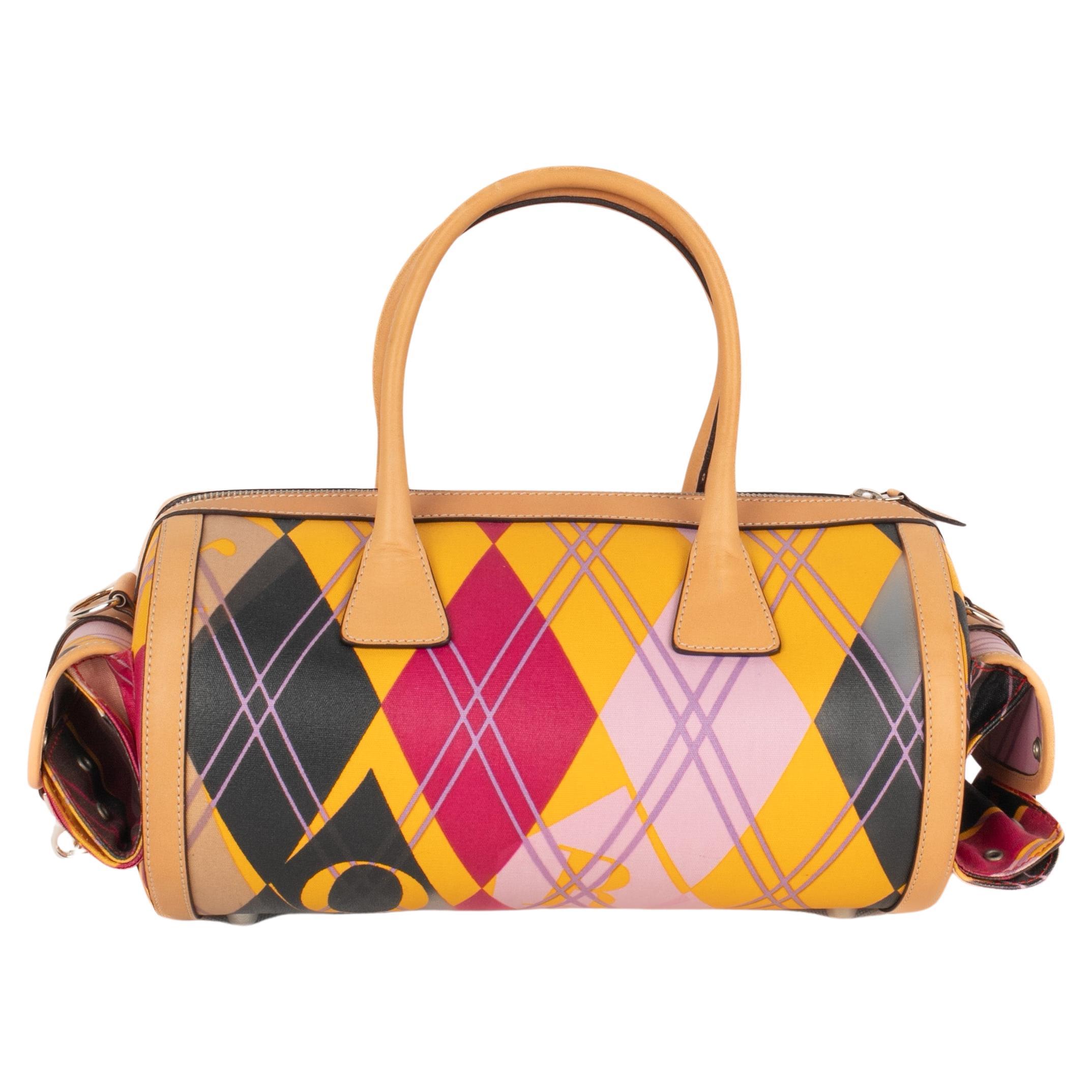 Christian dior Harlequin 'Boston Bowling' bag 2004 Golf Collection