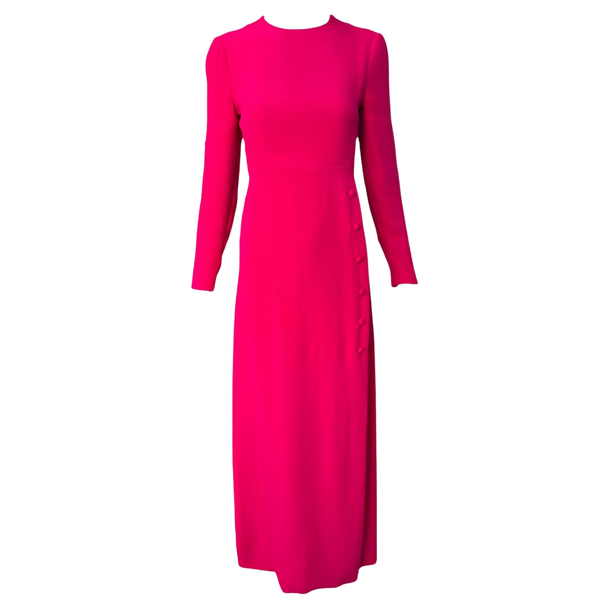 Christian Dior Haute Couture A/W 1971 Robe Magenta