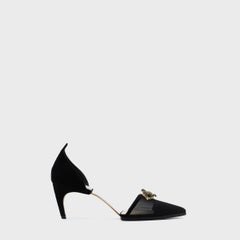 Christian Dior Haute Couture Black Mesh Heels, F/W 2018 39 FR