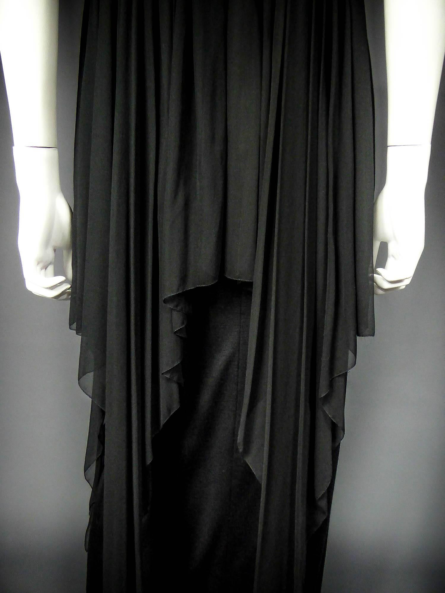 Women's A Christian Dior Haute Couture Evening Dress by Marc Bohan Circa 1975 For Sale