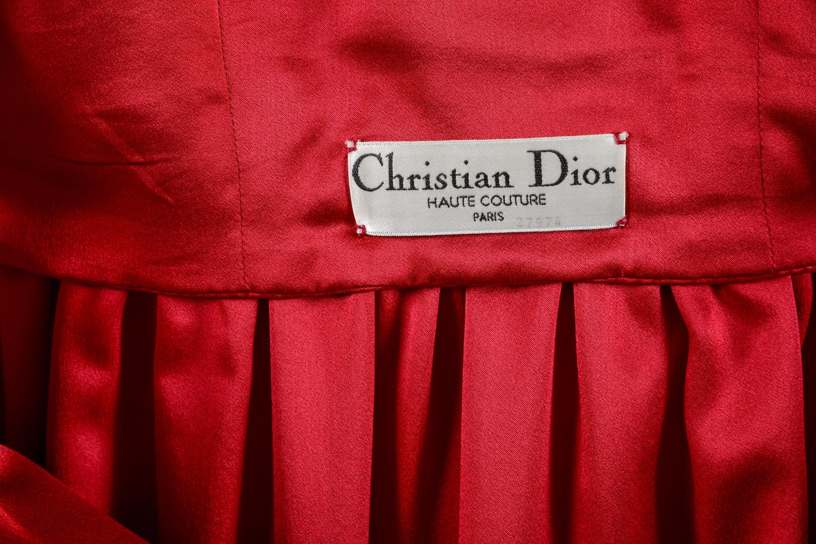 Robe haute couture Christian Dior  en vente 4