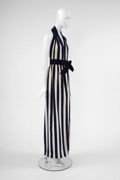Christian Dior Haute Couture Halterneck Gown & Stole, Spring-Summer 1972