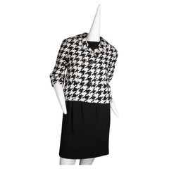 CHRISTIAN DIOR, Haute Couture, hand-sewn dress and houndstooth blazer, c. 1950s