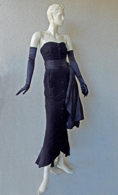 Christian Dior Haute Couture Milieu de Siecle Dinner Dress Fall/Winter 1949-1950
