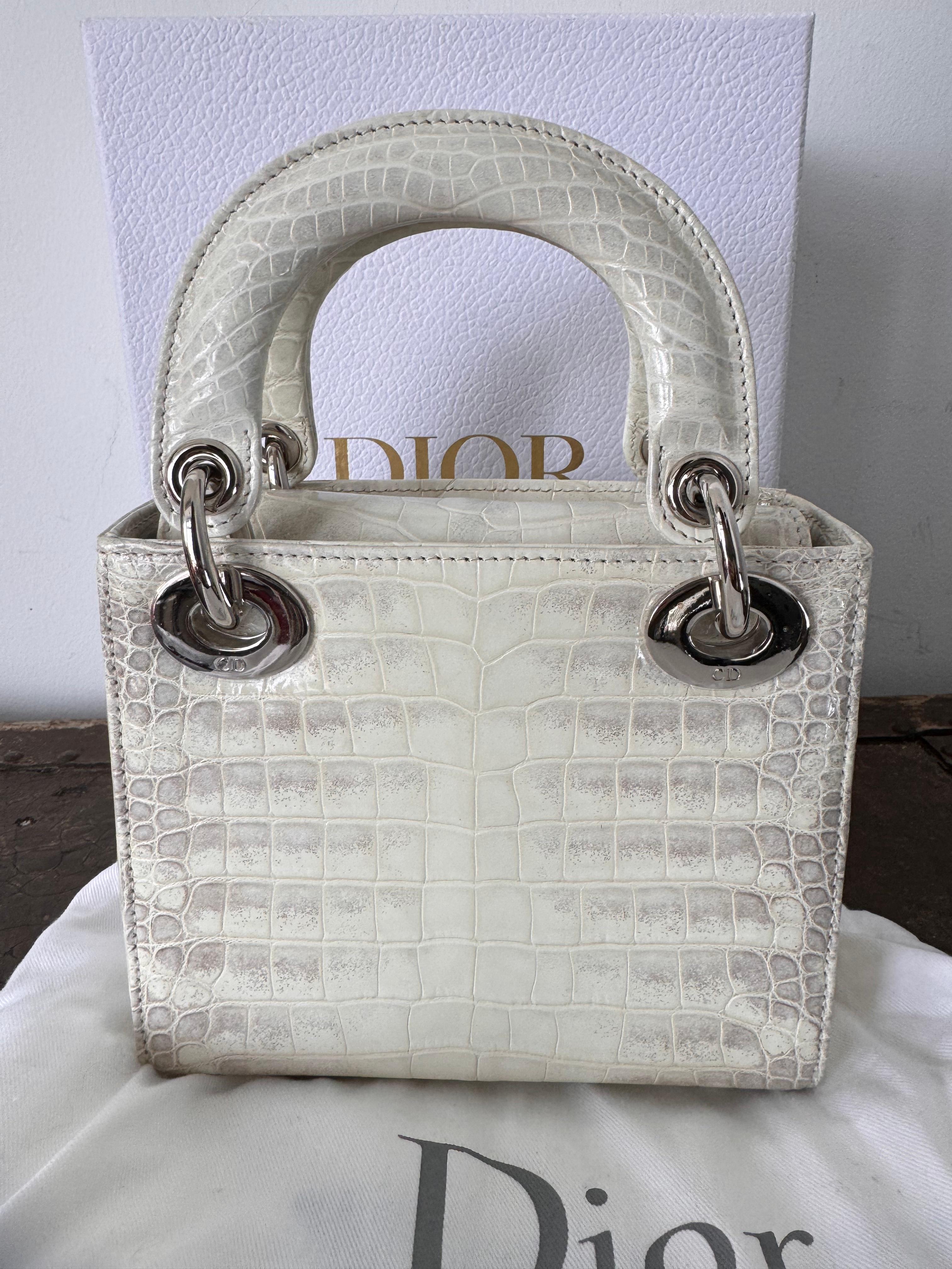 Christian Dior Himalaya mini Lady Dior  In New Condition For Sale In Toronto, CA