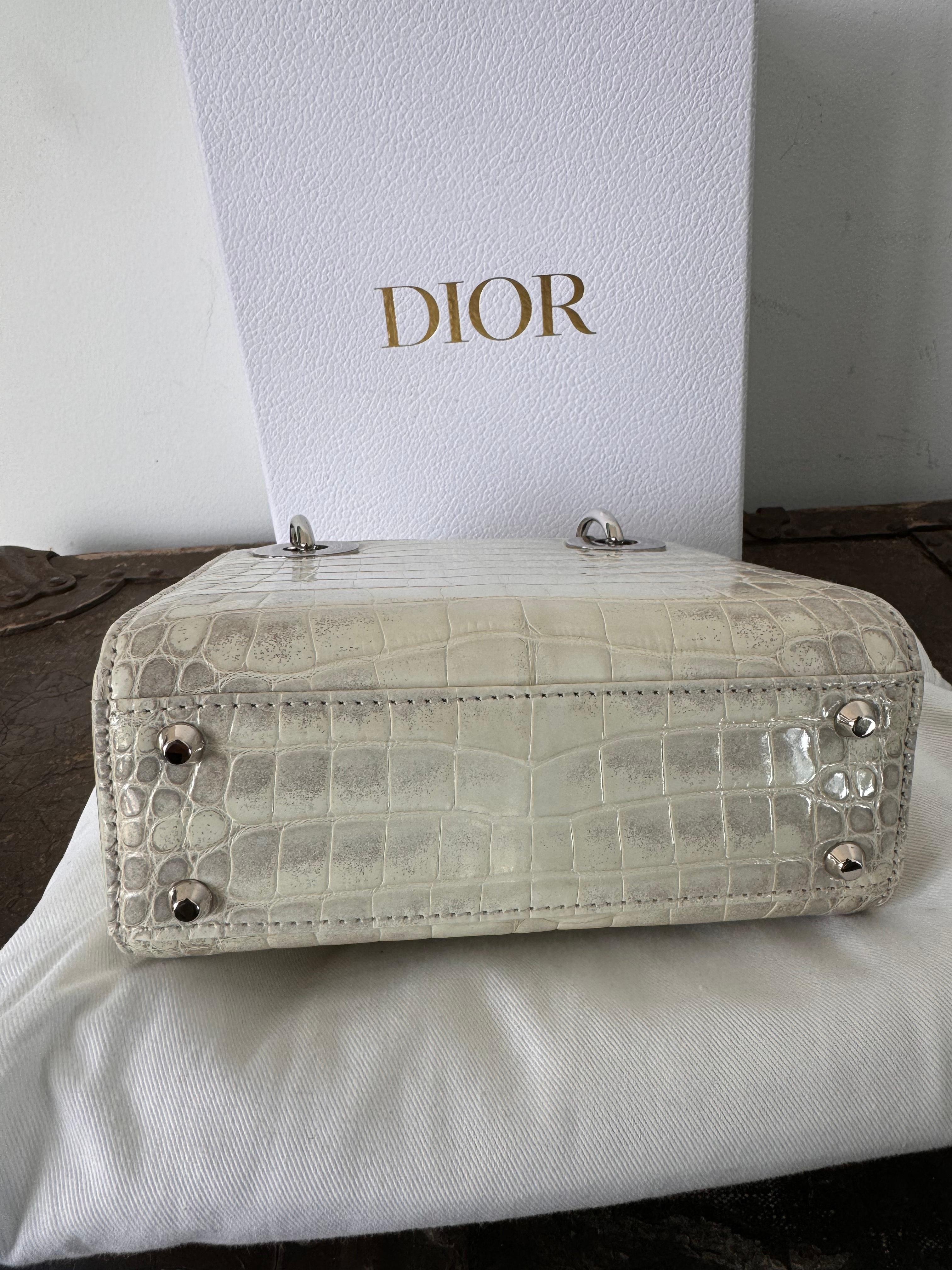 Christian Dior Himalaya mini Lady Dior  en vente 1