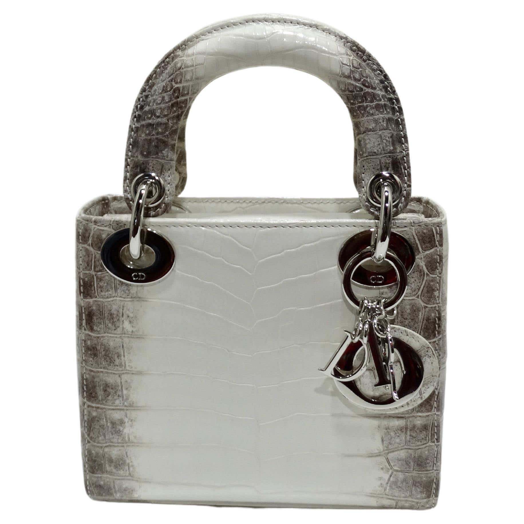 Christian Dior Himalayan Crocodile Lady Dior Mini Handbag At 1stDibs Christian Dior Himalayan Crocodile Lady Dior Mini Handbag At 1stDibs