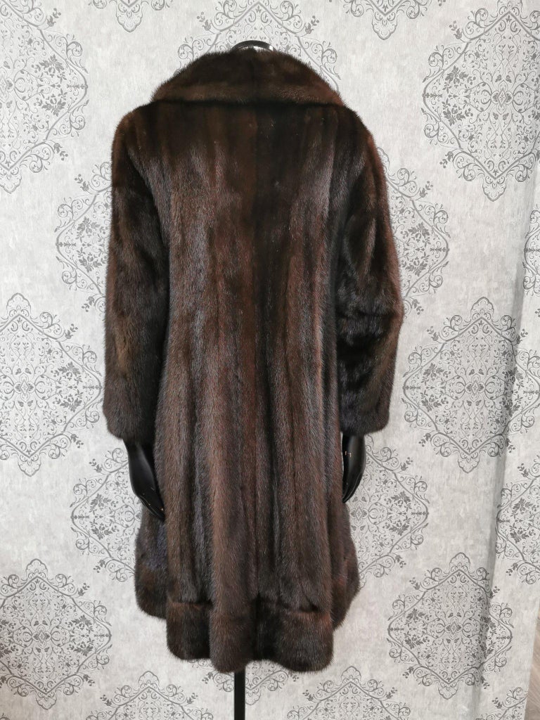 Christian dior / Holt renfrew mink fur coat size 6 For Sale at 1stDibs