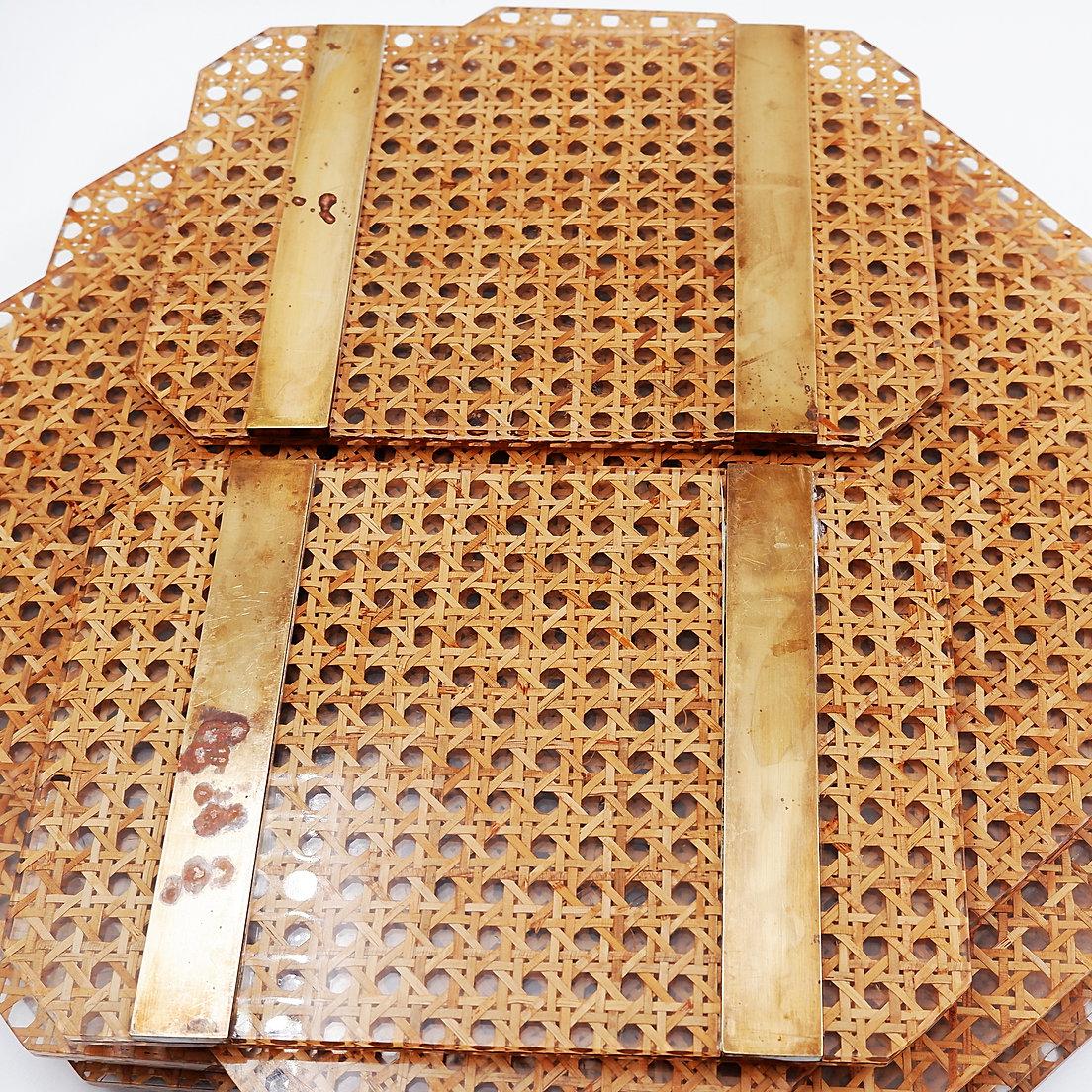 Christian Dior Home set of 6 Under Plate and 2 under dish For Sale 4