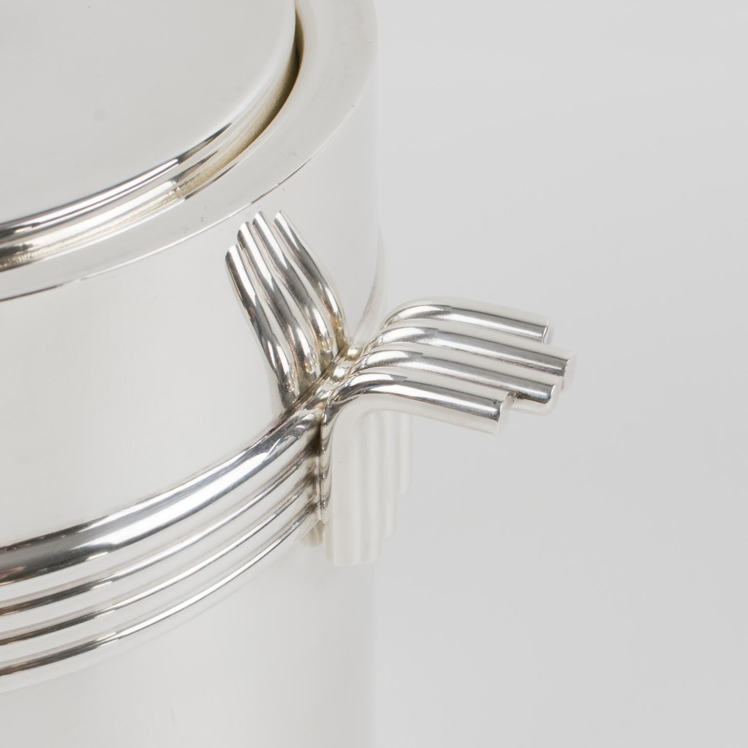 Cubitera o Enfriador de Placa de Plata Christian Dior Home finales del siglo XX en venta