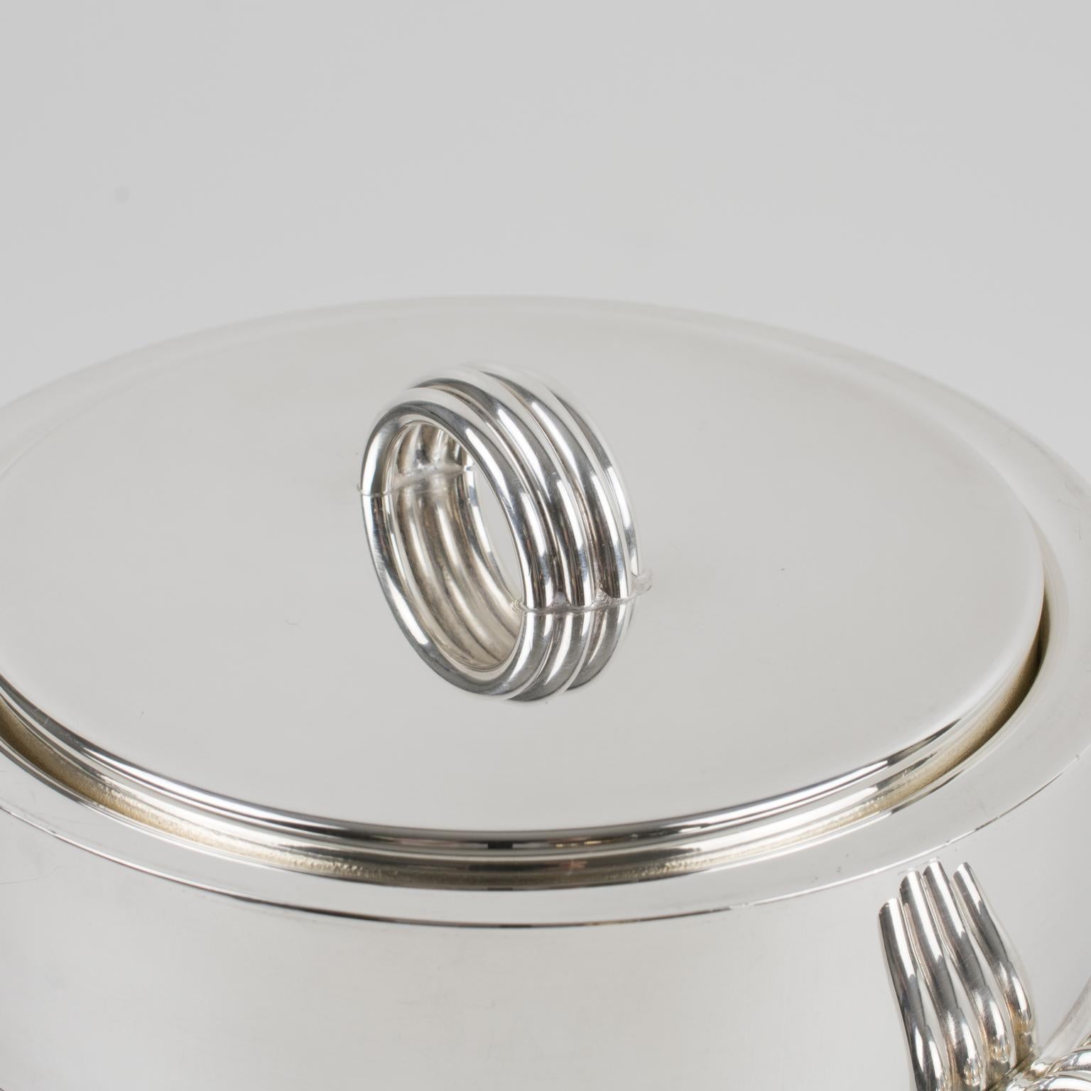 Cubitera o Enfriador de Placa de Plata Christian Dior Home Chapado en plata en venta