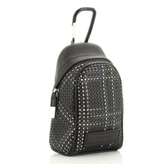 Christian Dior Homme Backpack Key Ring Perforated Leather