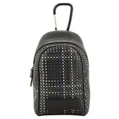 Christian Dior Homme Backpack Key Ring Perforated Leather 