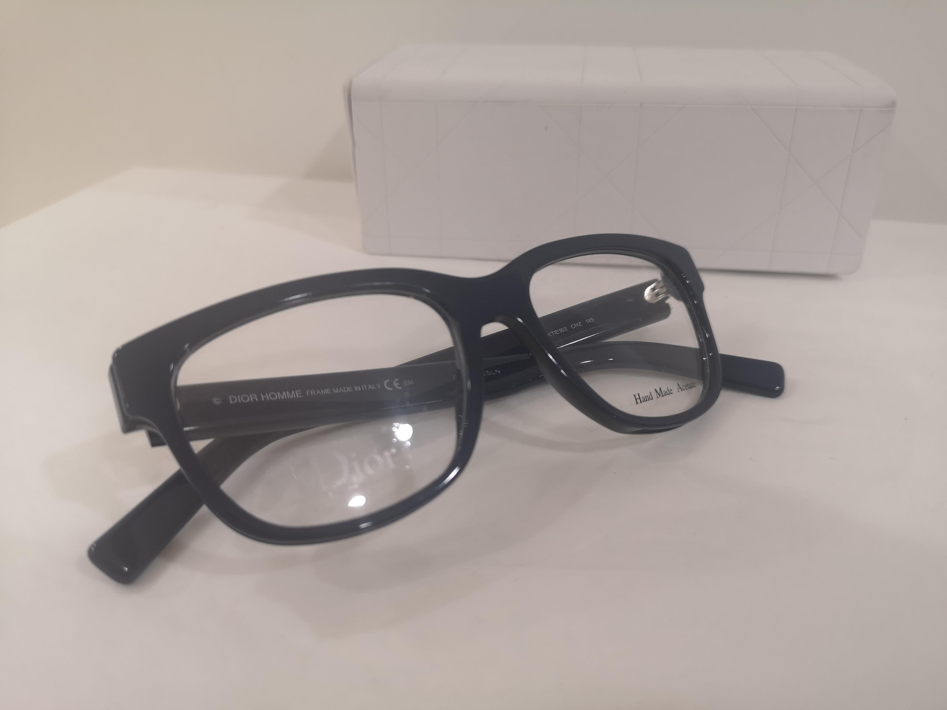 Christian Dior Homme Blue Eyewear / Frame NWOT For Sale 5