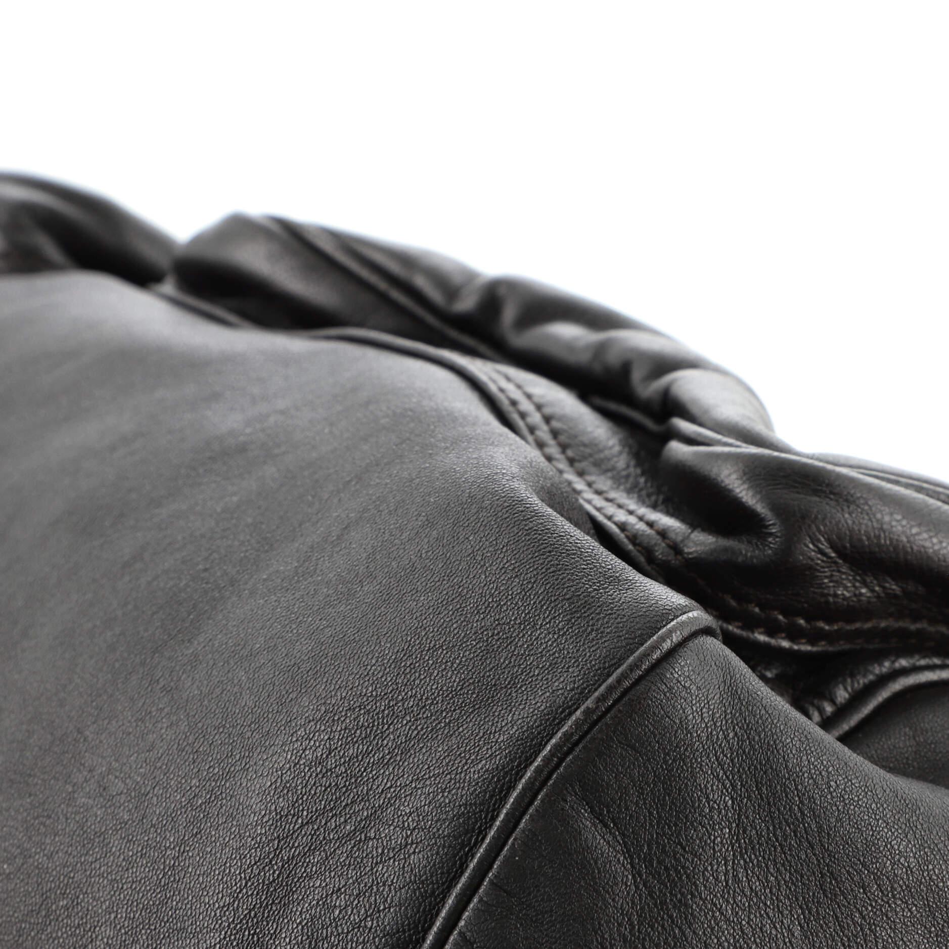 Women's or Men's Christian Dior Homme Deville Duffle Bag Leather Large