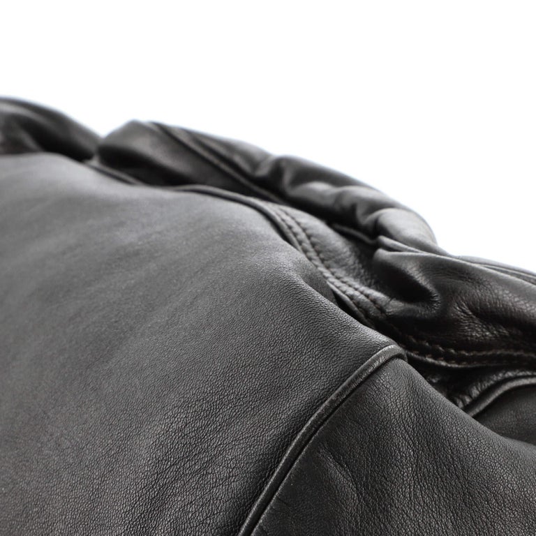 Christian Dior Homme Duffle Bag Leather Large at 1stDibs