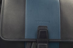 Christian Dior Homme Leather Blue Men's Backpack