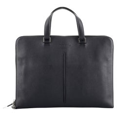 Christian Dior Homme Zip Around Briefcase Leather Large