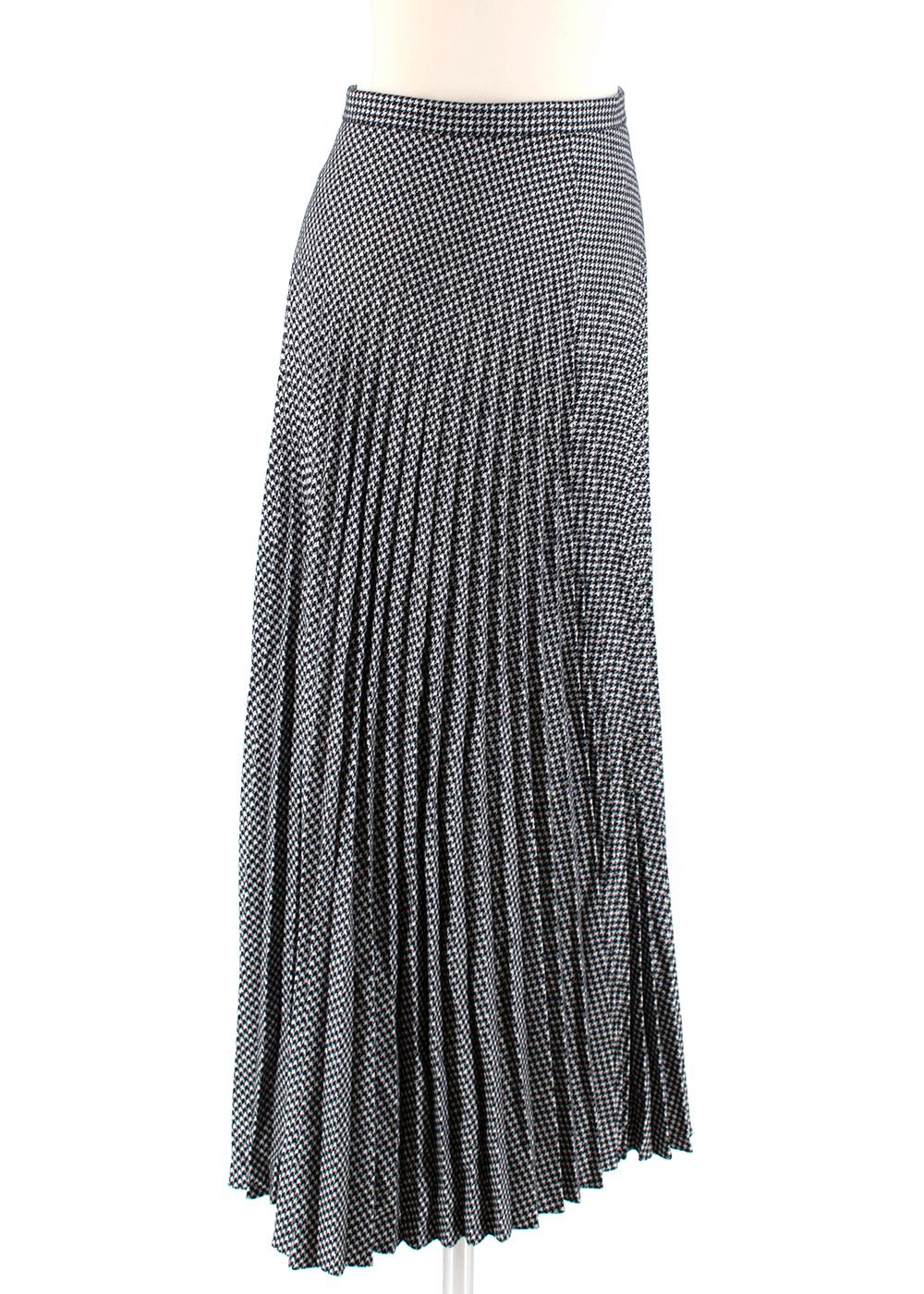 christian dior pleated skirt