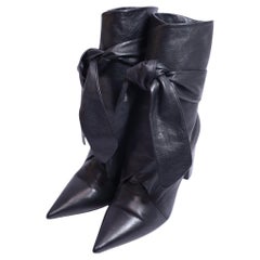 Christian Dior Huggy Leather Boots EU 38