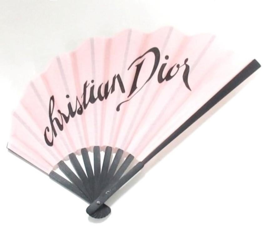 Women's or Men's Christian Dior Iconic Fan with Logos