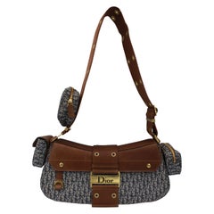 Christian Dior in Canvas and Brown Leather Street Chic handbag