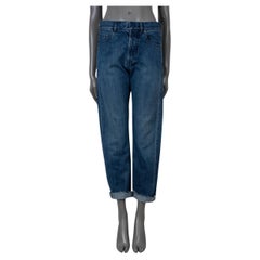 CHRISTIAN DIOR Jeans BOYFRIEND bleu indigo en jean de coton 34 XS