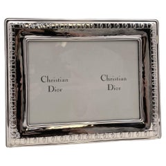 Vintage 30% OFF Sale Christian Dior Italian Sterling Silver Frame 