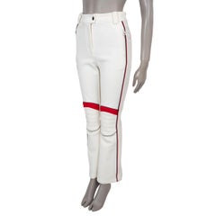CHRISTIAN DIOR ivory 2021 DIORALPS FLARED SKI Pants 38 S