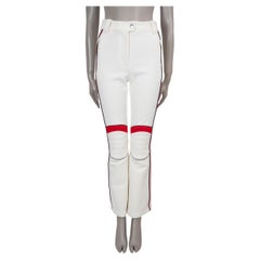 CHRISTIAN DIOR ivoire 2021 DIORALPS Pantalon de ski FLARED 38 S
