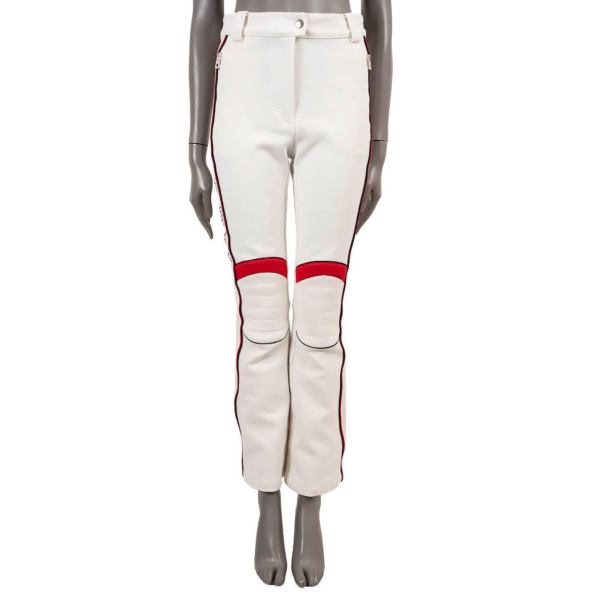 CHRISTIAN DIOR ivory 2021 DIORALPS FLARED SKI Pants 40 M For Sale