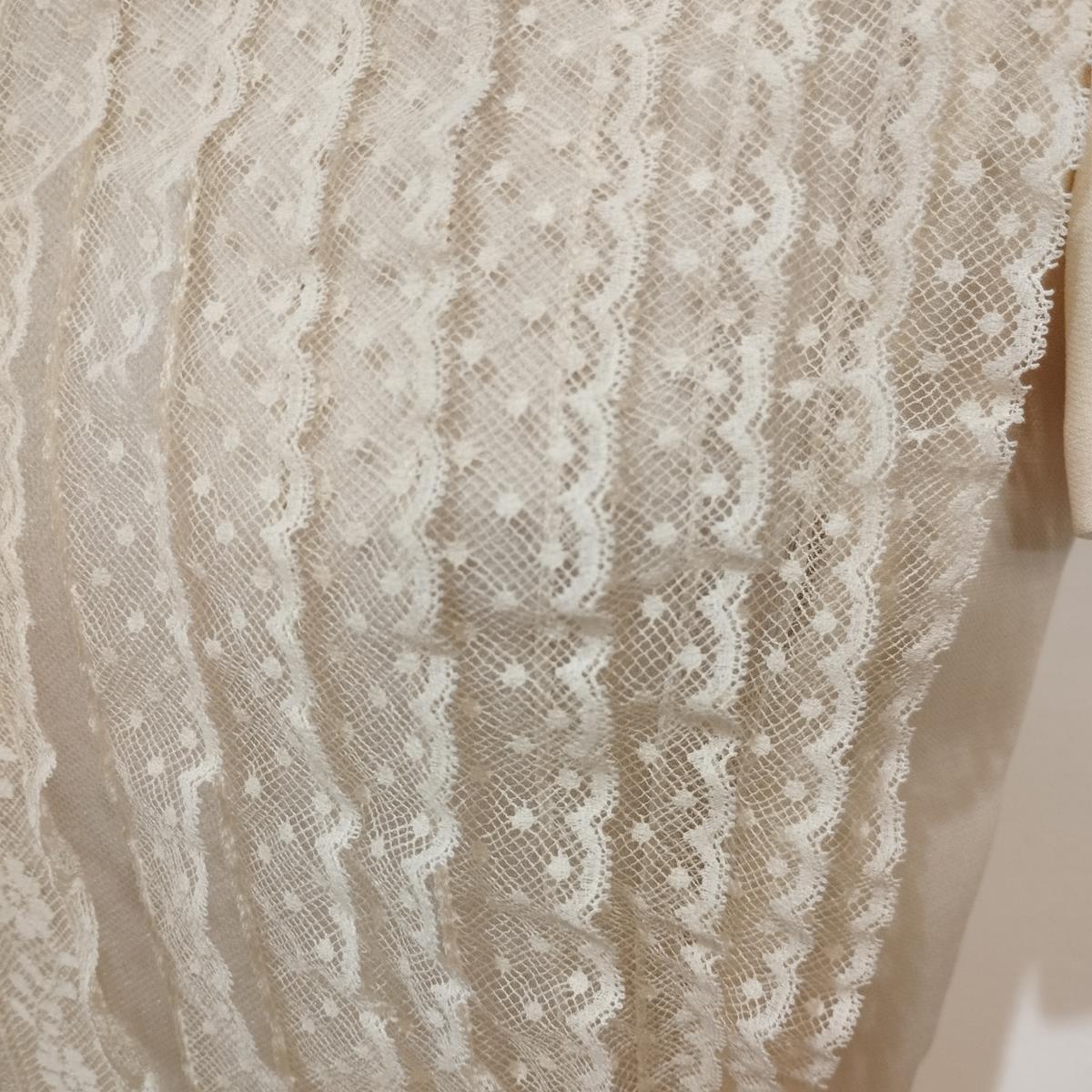 Women's Christian Dior Ivory Lace Dress FR 36 / IT  40 For Sale