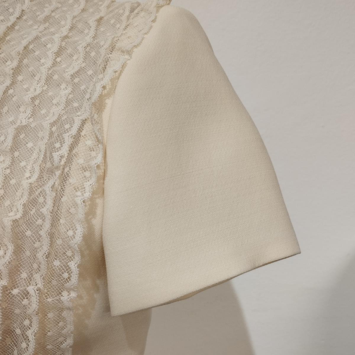 Christian Dior Ivory Lace Dress FR 36 / IT  40 For Sale 1