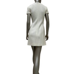 Christian Dior Ivory Wool Mini Dress Sz.38