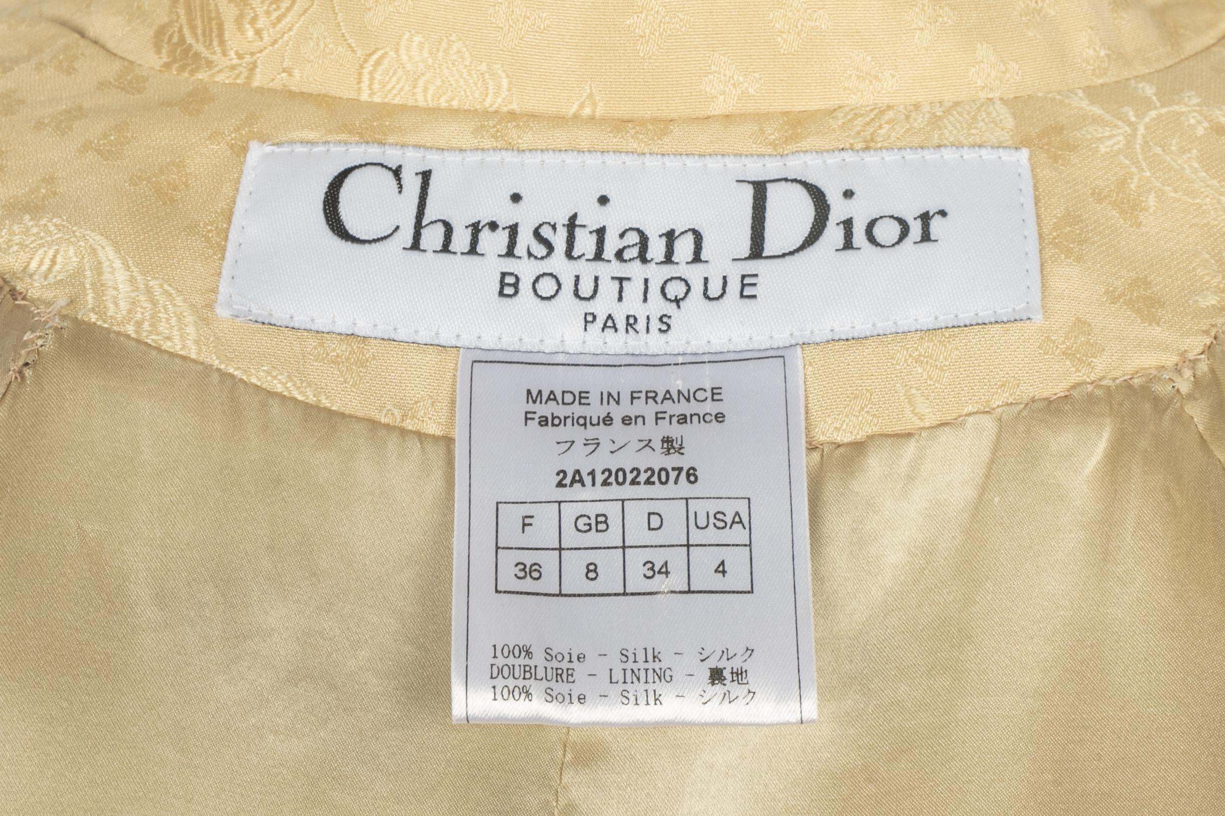 Chaqueta Christian Dior 2002s en venta 1