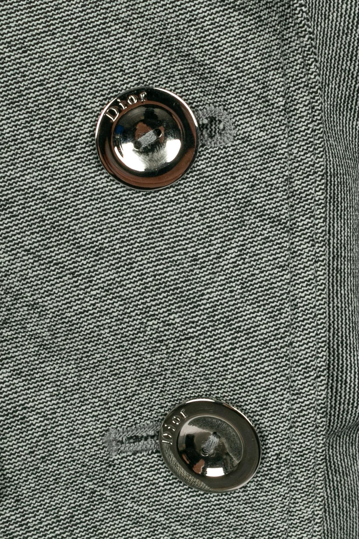 Gray Christian Dior jacket 2004 For Sale