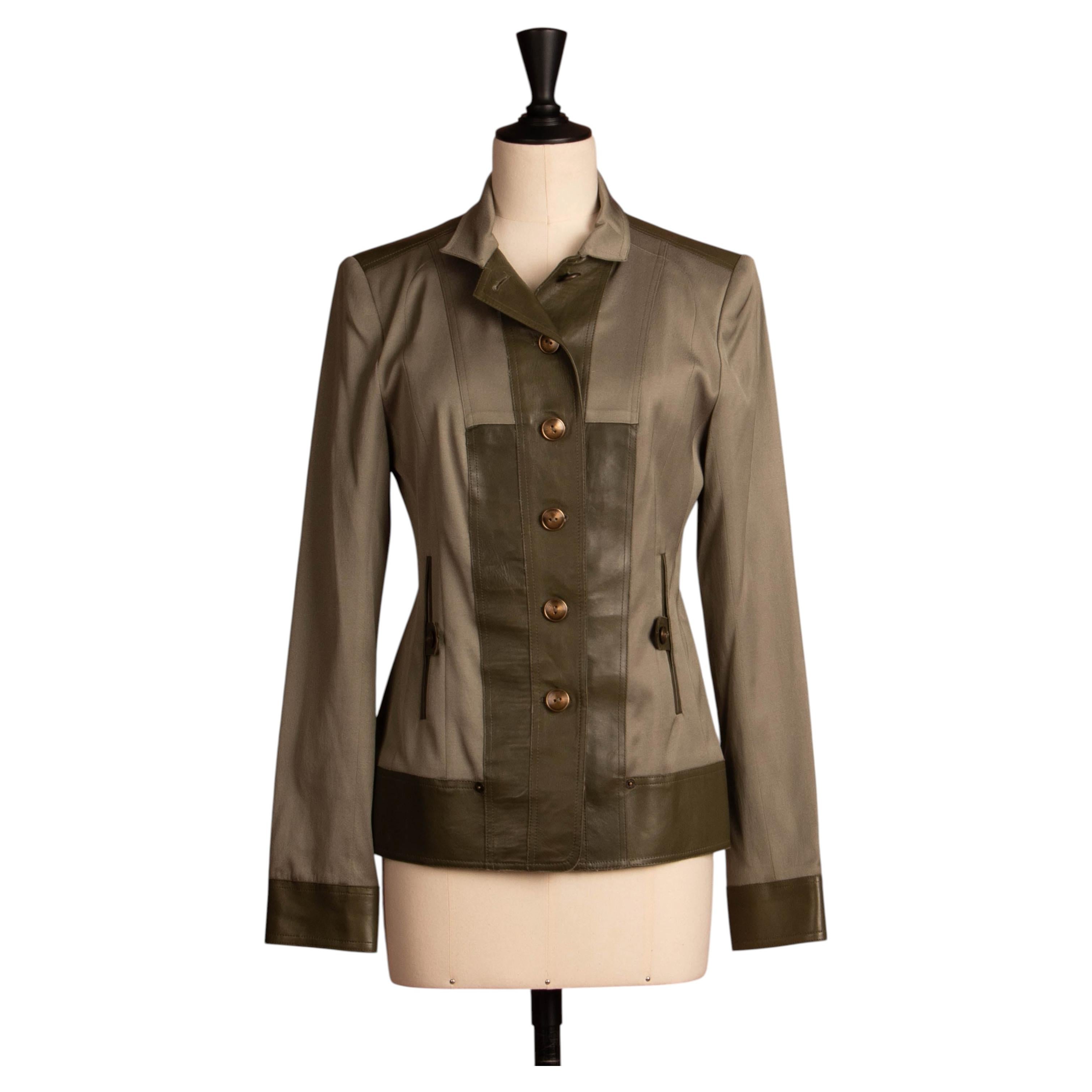 Dior by John Galliano Corset Lace Suede Jacket at 1stDibs