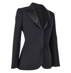 Christian Dior Jacket Classic Tuxedo Black fits 6 to 8 New