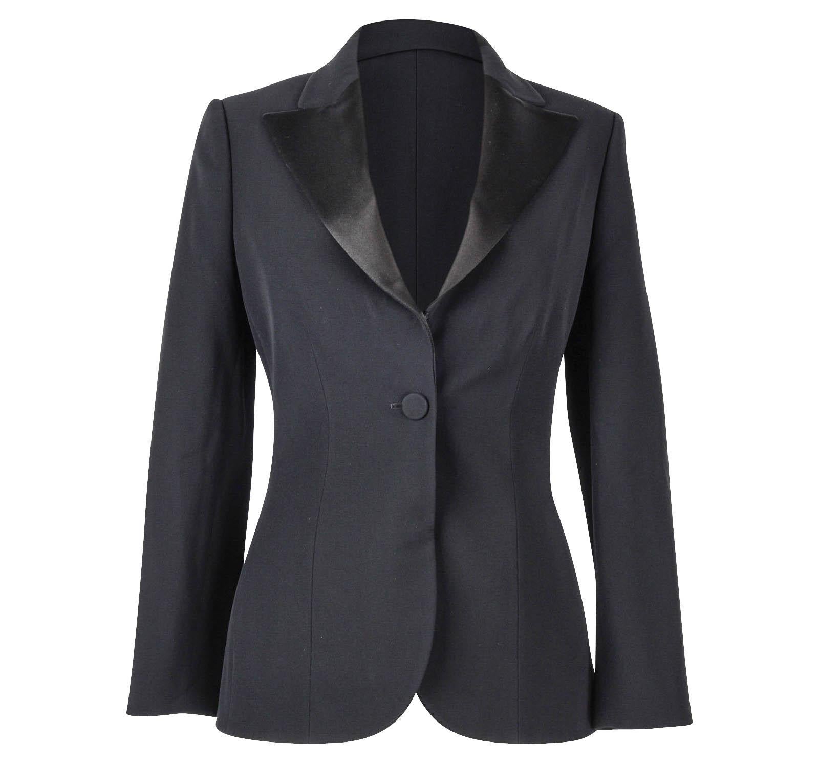 Women's Christian Dior Jacket Classic Tuxedo Black fits 6 to 8 New
