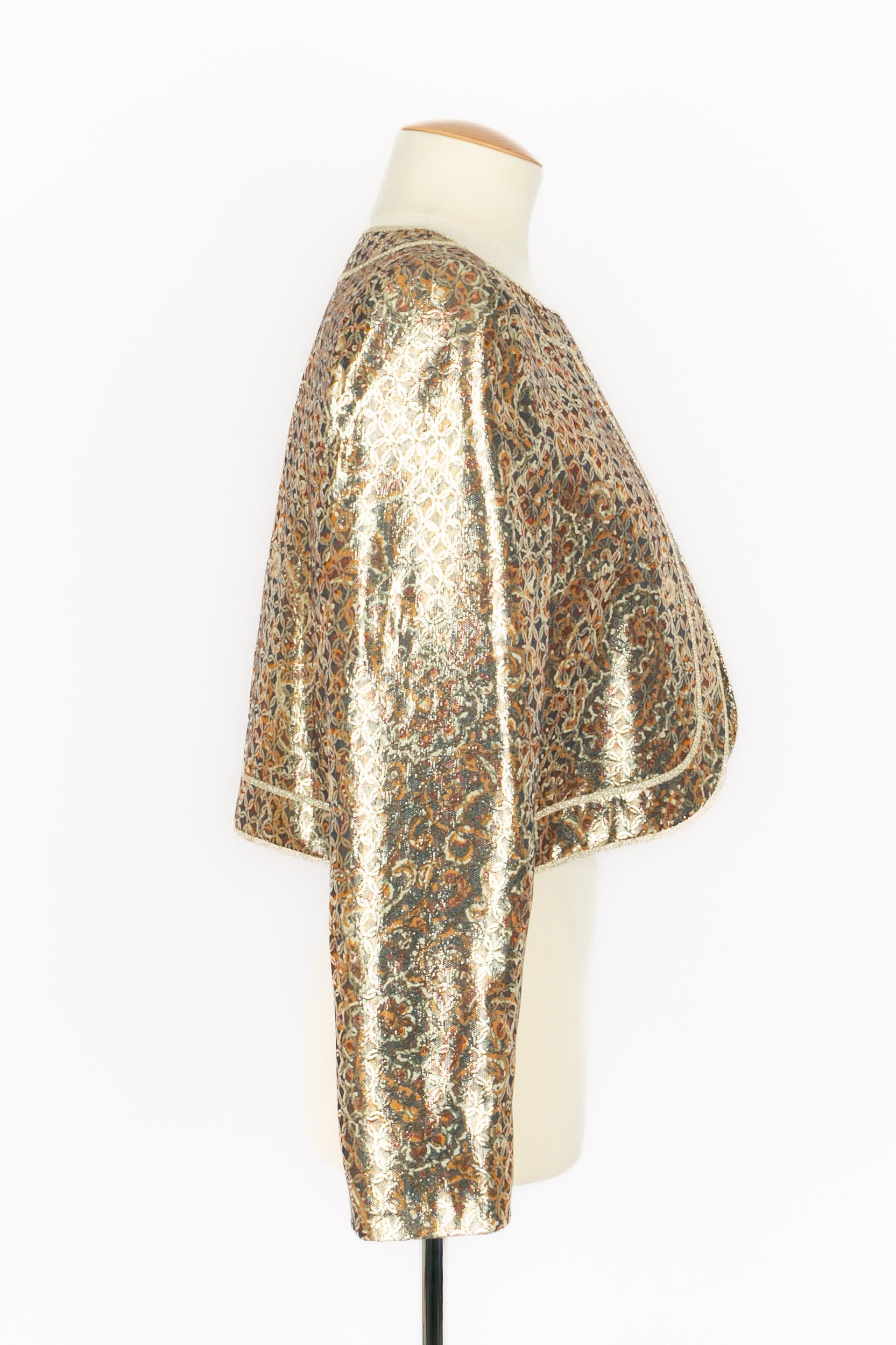 Christian Dior jacket Haute Couture Winter 1985 In Excellent Condition For Sale In SAINT-OUEN-SUR-SEINE, FR