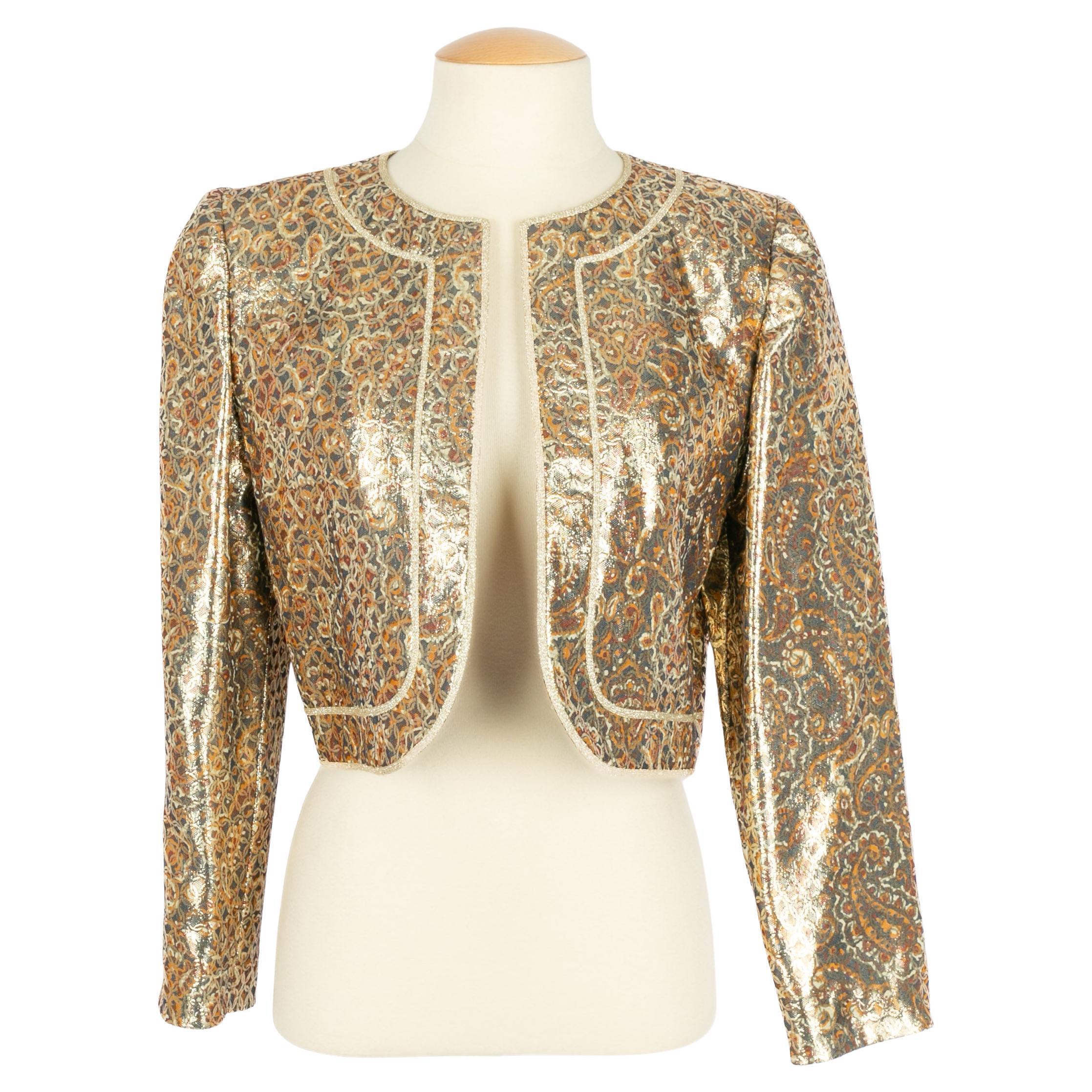 Christian Dior jacket Haute Couture Winter 1985 For Sale