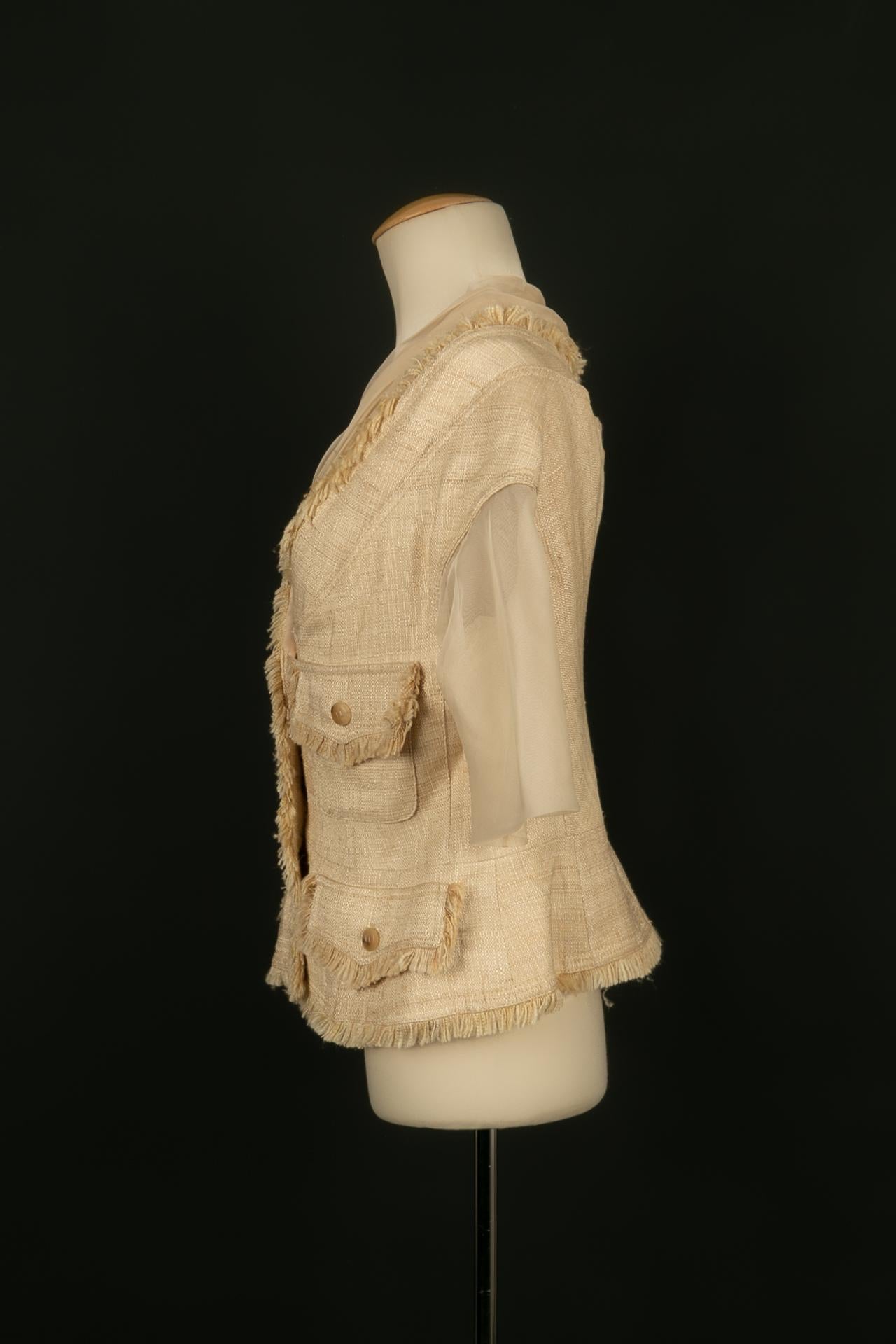 Christian Dior jacket Spring-Summer 2011 In Excellent Condition For Sale In SAINT-OUEN-SUR-SEINE, FR