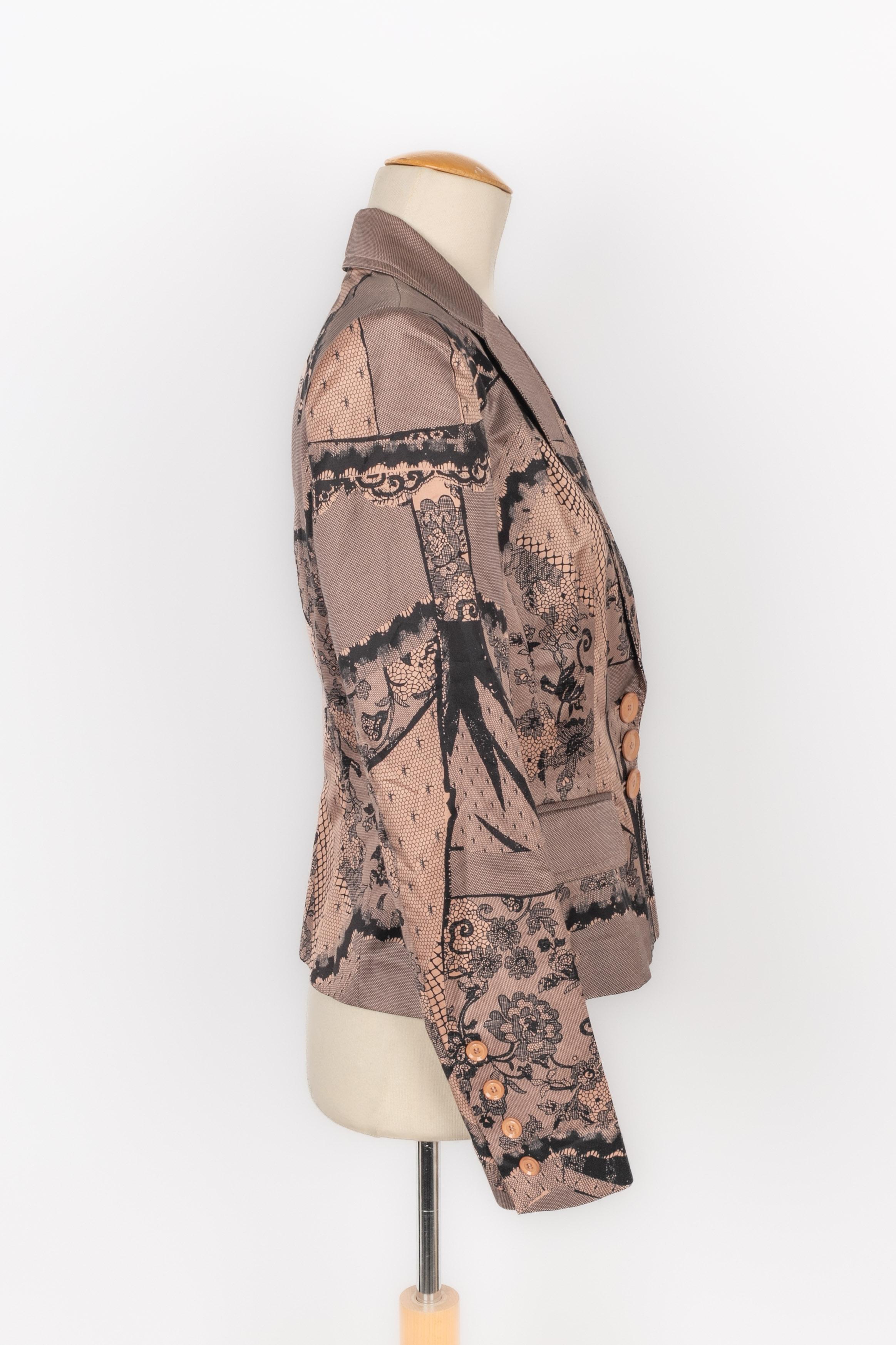 Beige Christian Dior jacket Summer 2006 For Sale