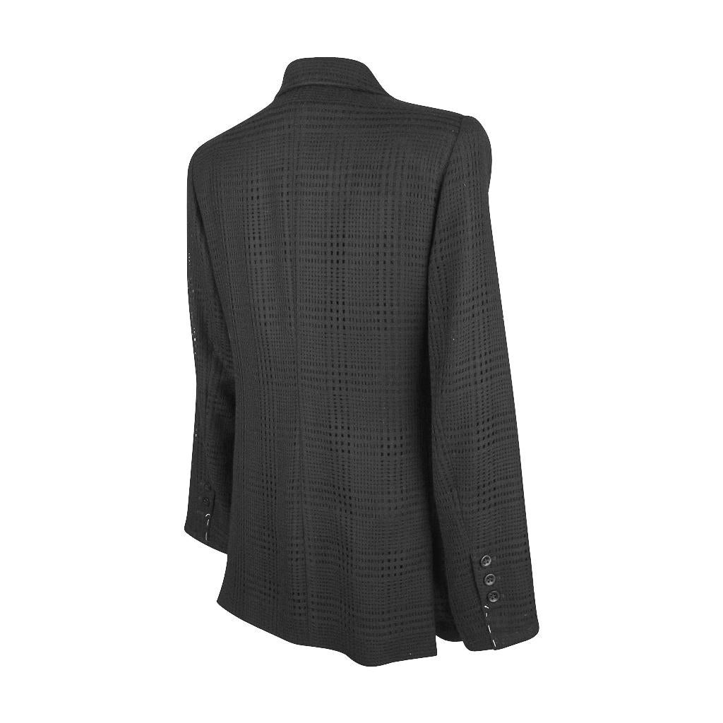 Christian Dior Double Breast Jacket w/ Fringe Pocket Superb Fabric Detail 42 / 8 7